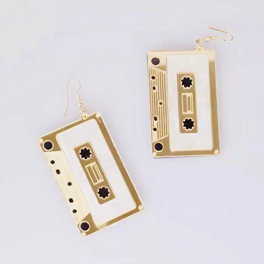 Cassette tape earrings! - Picture 1 of 1
